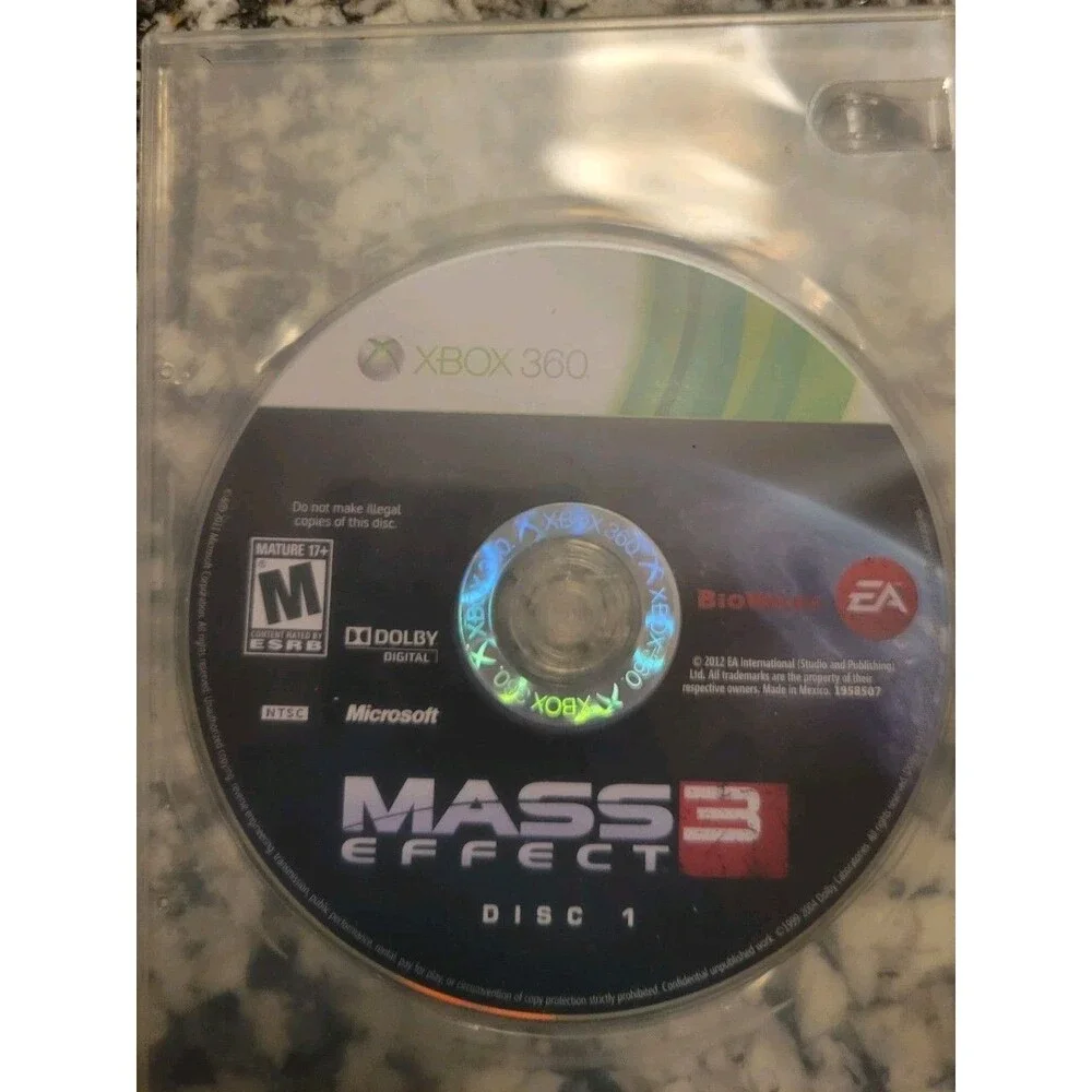 Mass Effect 3 - Microsoft Xbox 360, DISCS 1 & 2 ONLY! SAVE $$ FAST SHIPPING